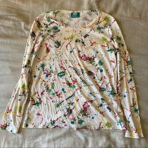 Crayola paint splatter shirt